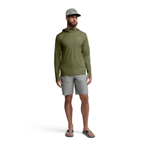 Guard Sun Hoodie - Pine Green