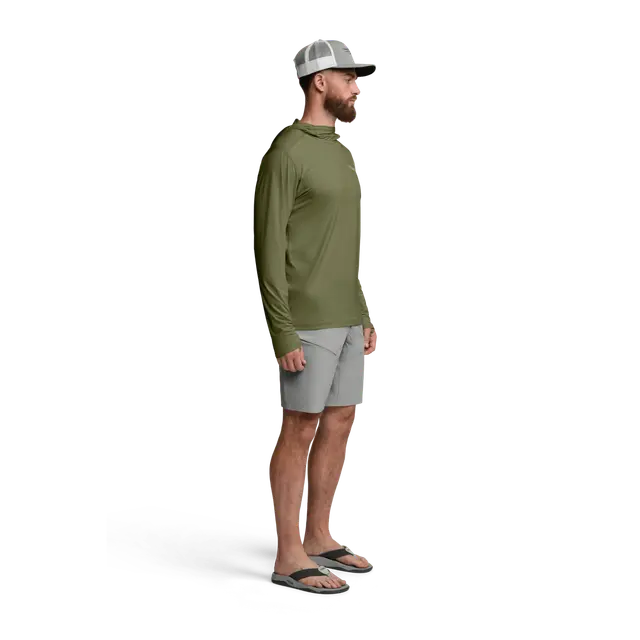 Guard Sun Hoodie - Pine Green