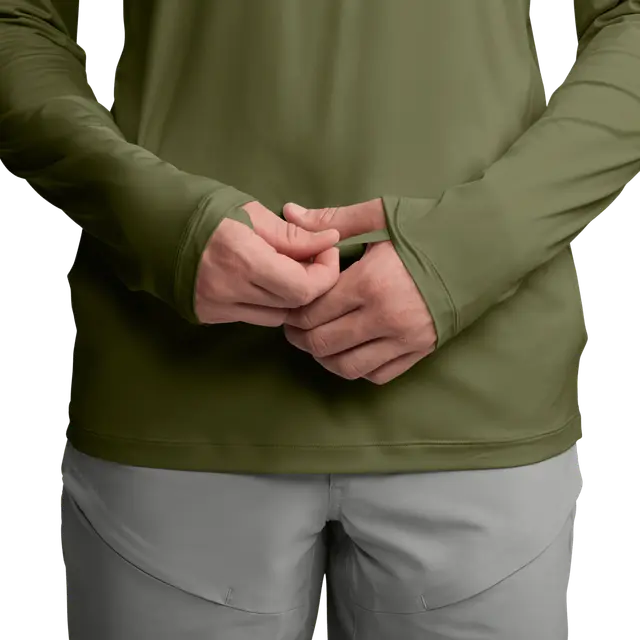 Guard Sun Hoodie - Pine Green