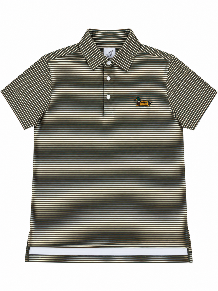 Decoy Performance Polo - Backwater Stripe