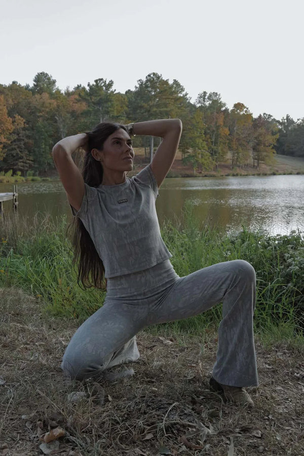 Ribbed Flare Legging - Greenleaf®