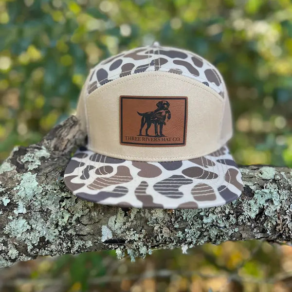 Duck Dog Camo Flatbill Snapback - Old School