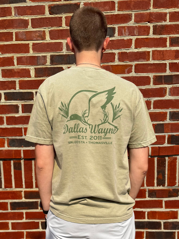 Dallas Wayne Logo Tee - Khaki