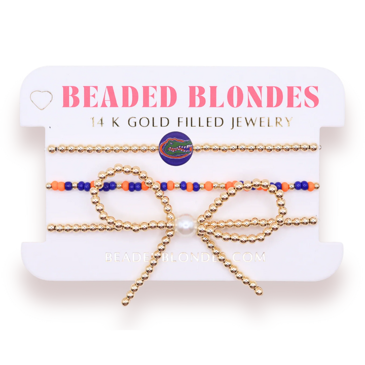 Florida Logo Flip Bow Stack of 3