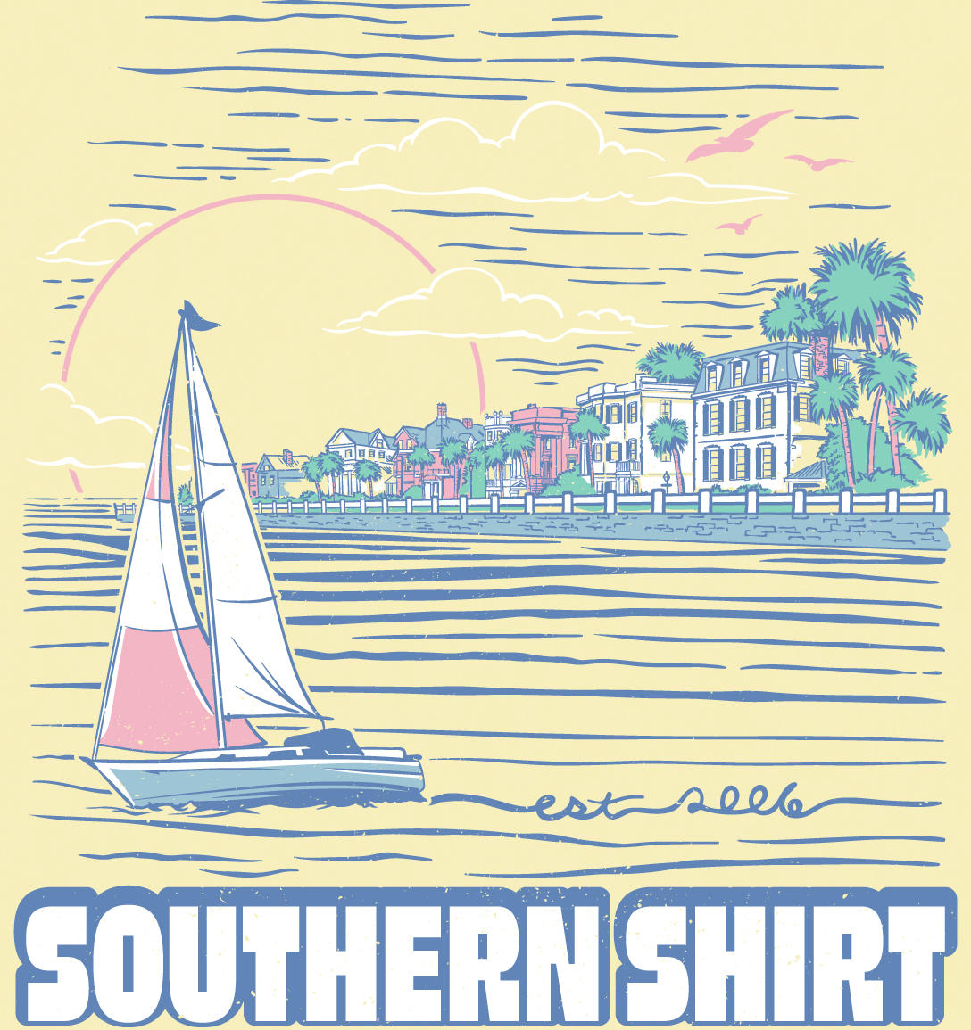 Southern Shirt Youth Sunset Cruise Tee