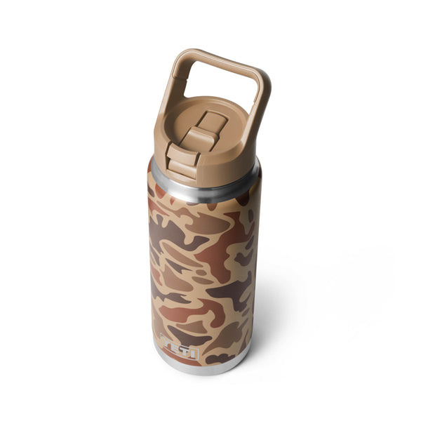 Rambler® 26 oz Straw Water Bottle - Wetlands Camo
