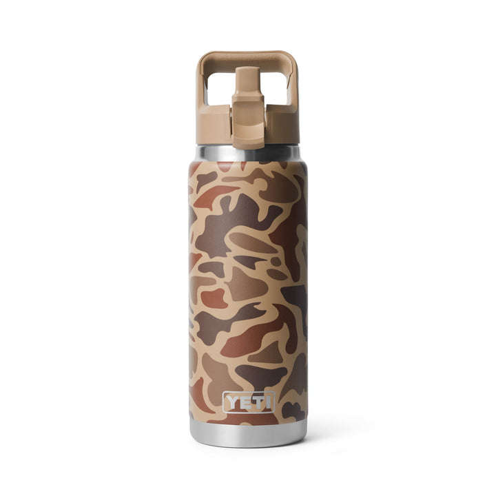 Rambler® 26 oz Straw Water Bottle - Wetlands Camo