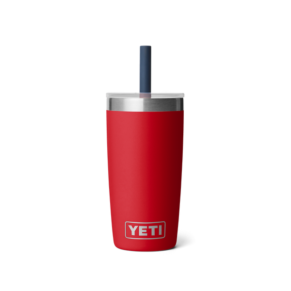 Rambler® Jr. 10 oz Kid's Tumbler - Navy/Rescue Red