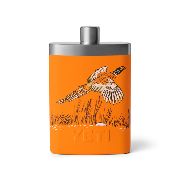 YETI® Flask - Upland Bird King Crab Orange