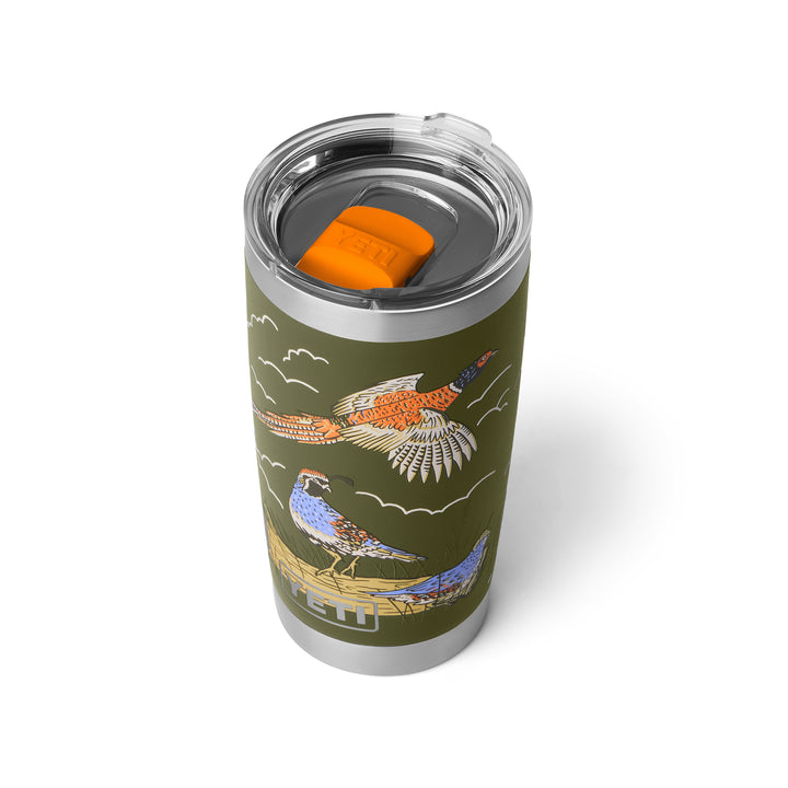 Rambler® 20 oz Tumbler - Upland Bird Olive
