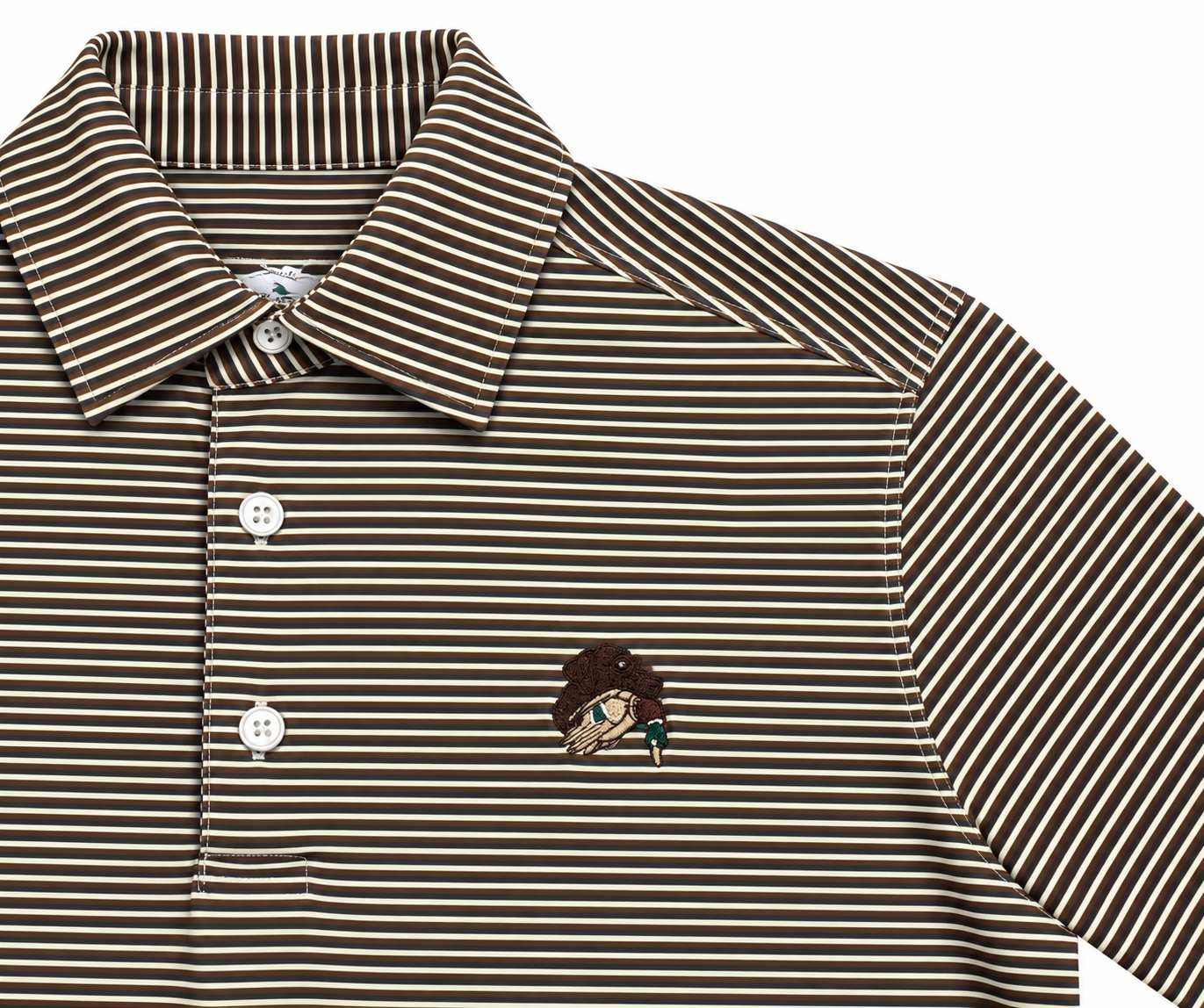 Retrieve Performance Polo - Dockside Stripe
