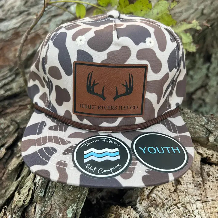 Youth Deer Horns Rope Hat - Old School