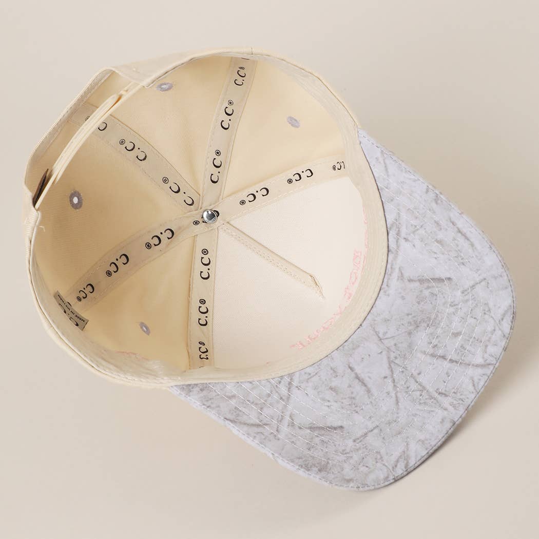 Not Your Average Cowgirl Trucker Hat - White & Camo