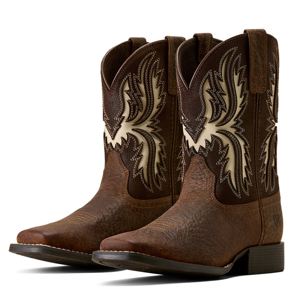 Ariat Kids' Driftwood Wide Square Toe Western Boot