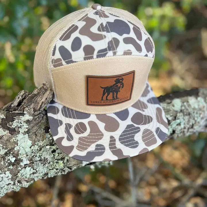 Duck Dog Camo Flatbill Snapback - Old School
