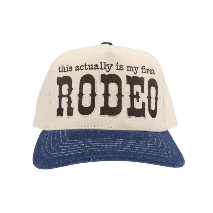 First Rodeo Trucker Hat - Dark Denim