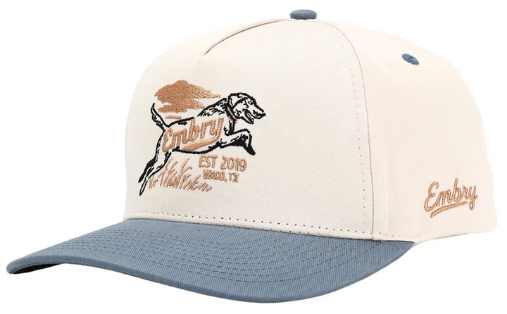 Retriever Hat - Cream/Blue