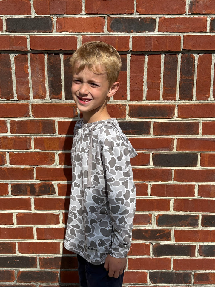 Youth Marsh Camo Performance Hoodie