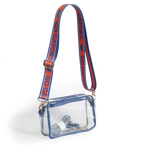 Florida Gators Bridget Clear Purse – Stadium Bag with Custom Strap: Default Title (wholesale)
