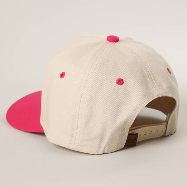 Howdy Valentine Trucker Hat - Pink & Cream