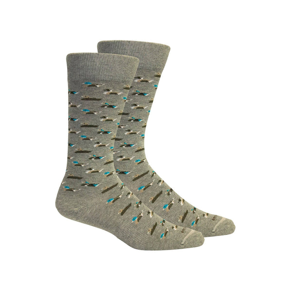 Currituck (Duck Decoys) Socks - Teal