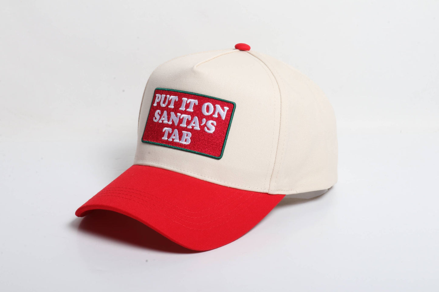 Put It On Santa's Tab Hat - Red