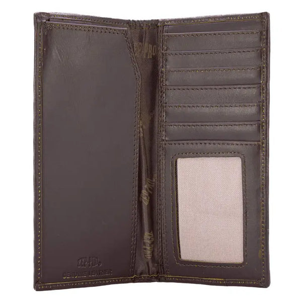 Brown Old School Camo Roper Wallet - Buck Concho