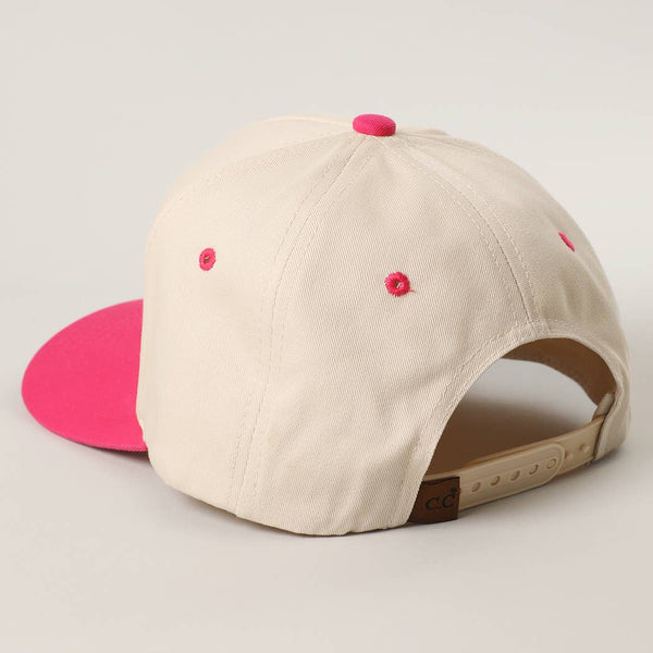 I Love You Trucker Hat - Pink & Cream