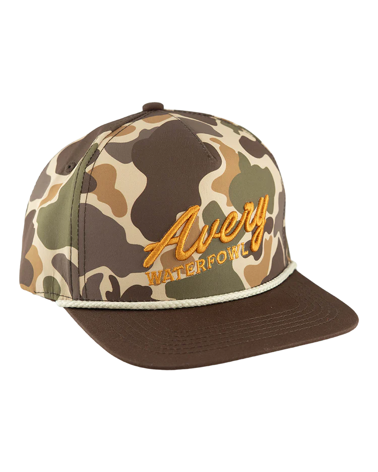 Avery 5 Panel Camo Rope Hat
