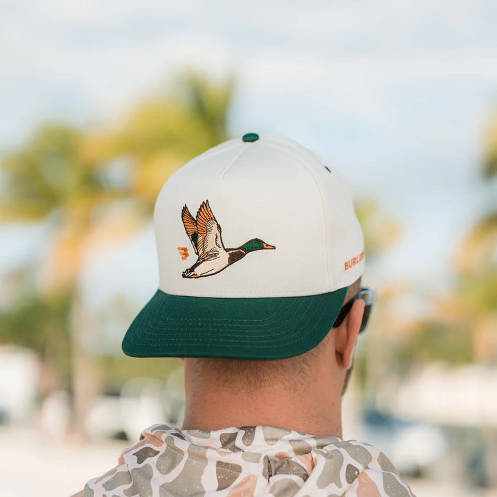 Cap - Flying Duck - Cream & Green