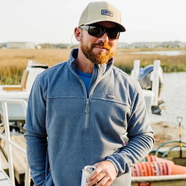 Sentinel 1/4 Zip Pullover - Blue Shadow Heather