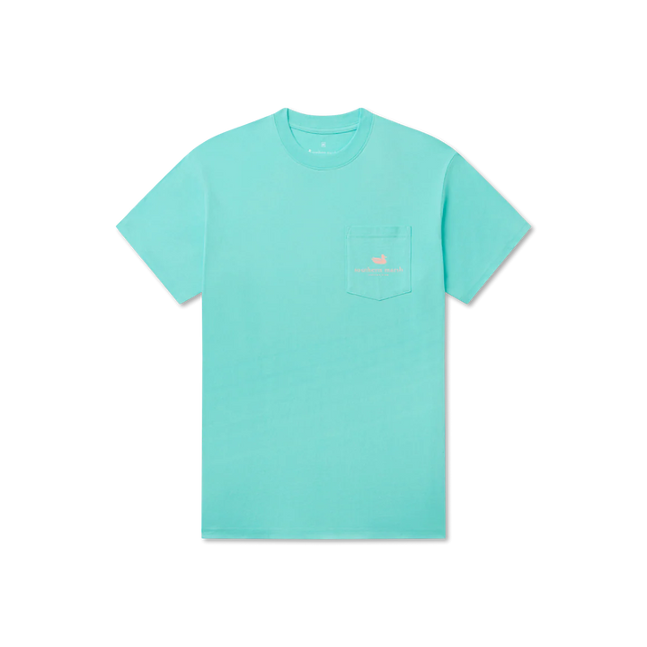 Anchor Down Tee - Antigua Blue