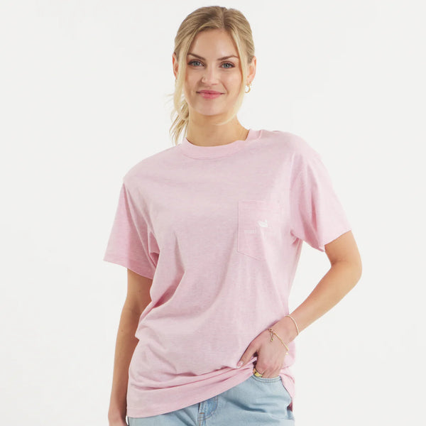 Pin High Tee - Washed Camellia