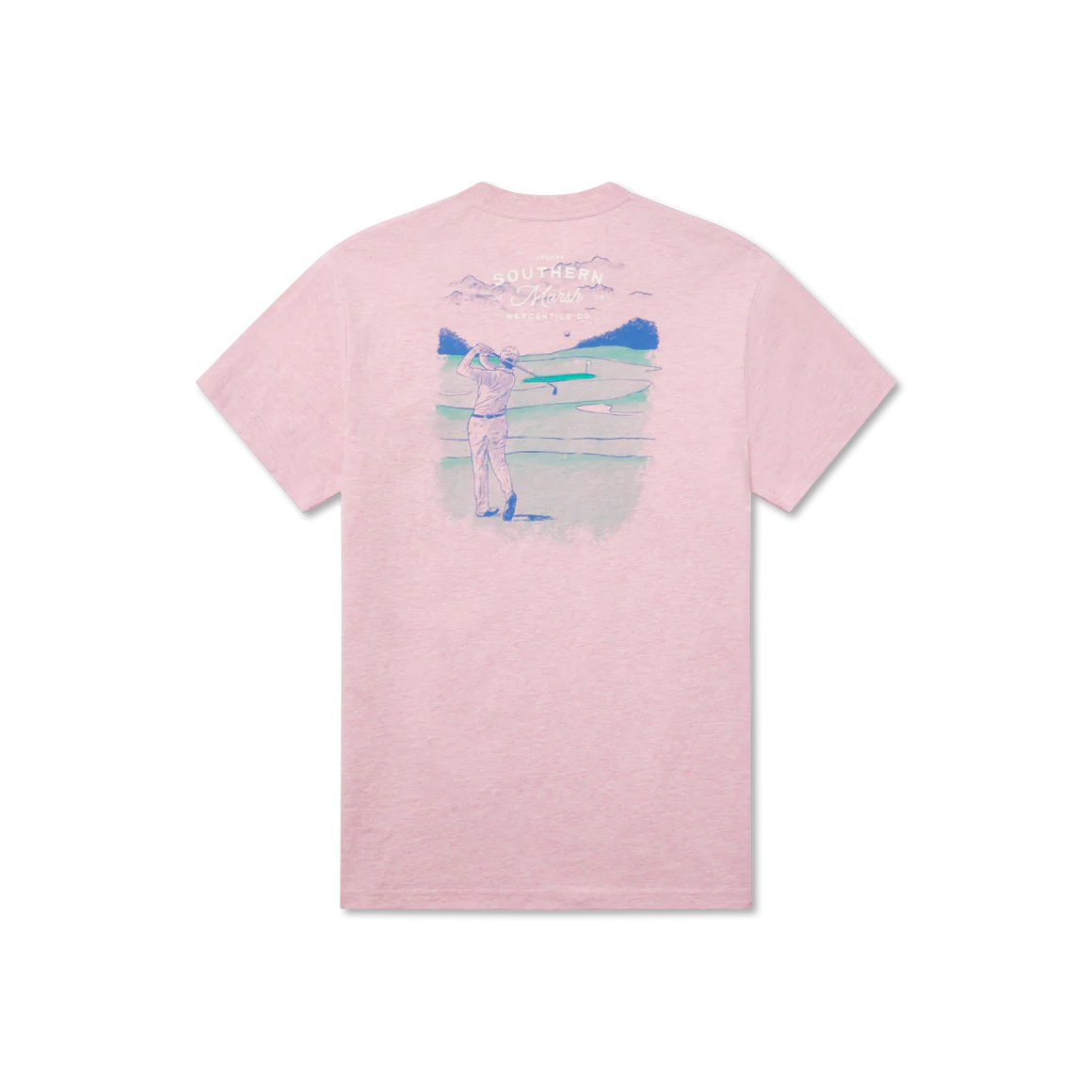 Pin High Tee - Washed Camellia