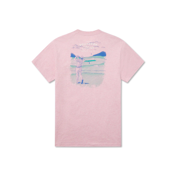 Pin High Tee - Washed Camellia