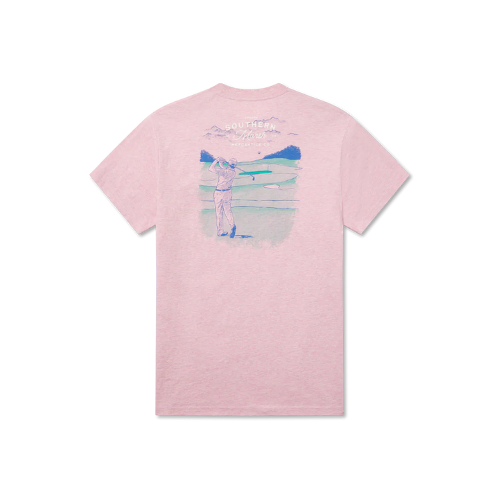 Pin High Tee - Washed Camellia
