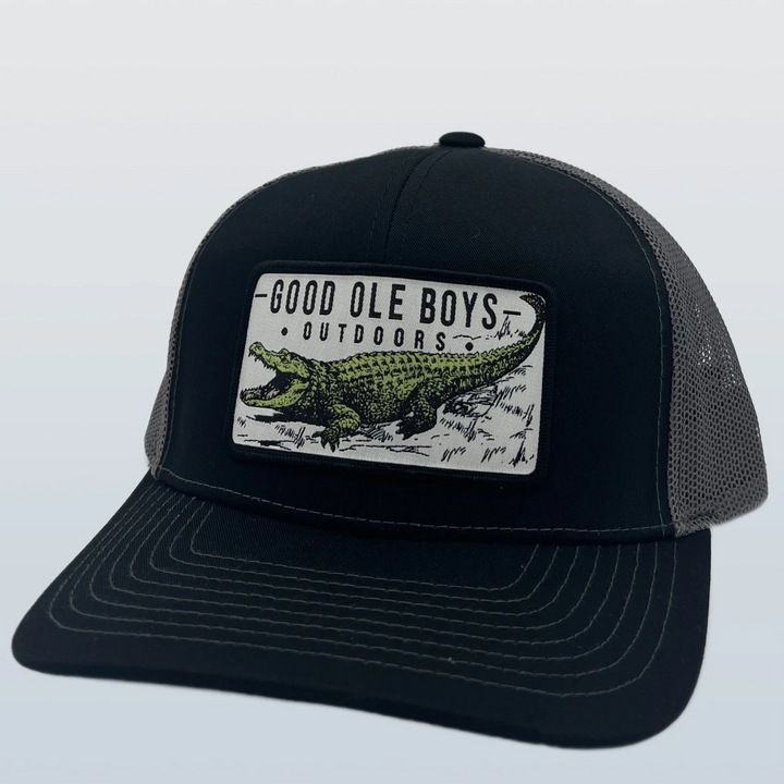 GOB Gator Patch - Black/Charcoal