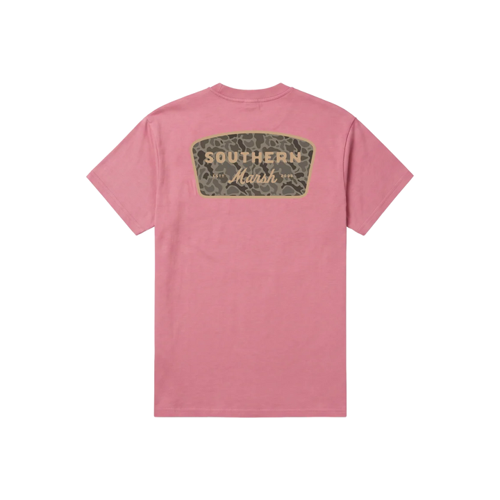 Branding Retro Camo Tee - Mulberry