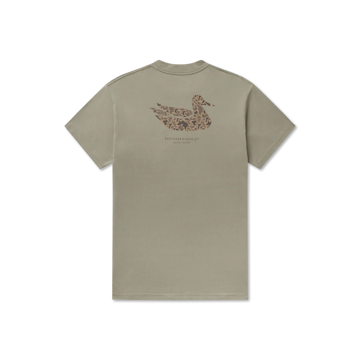 Duck Originals Tee - Camo - Bay Green
