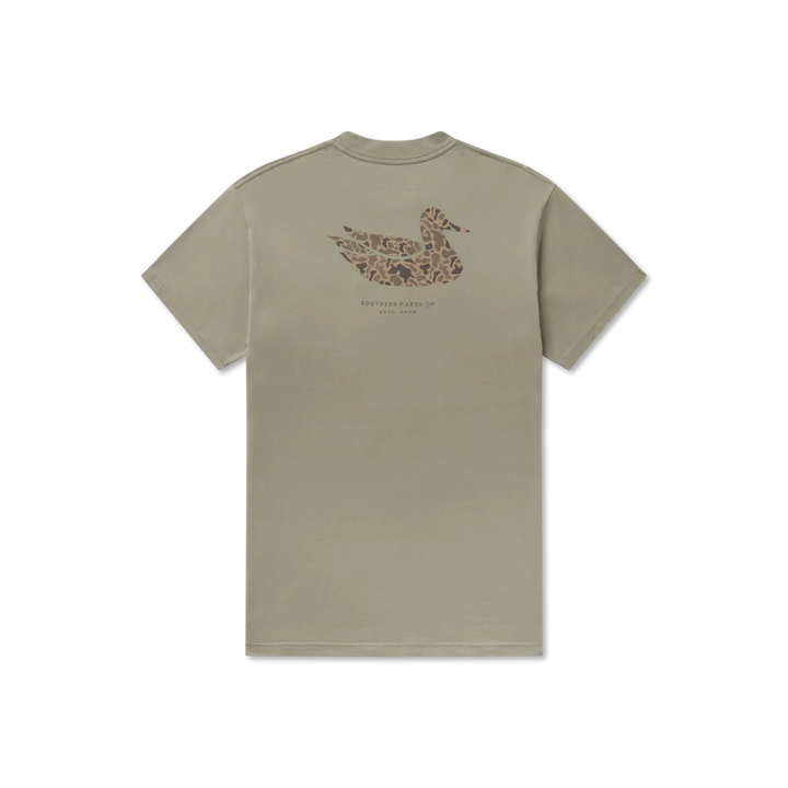 Duck Originals Tee - Camo - Bay Green