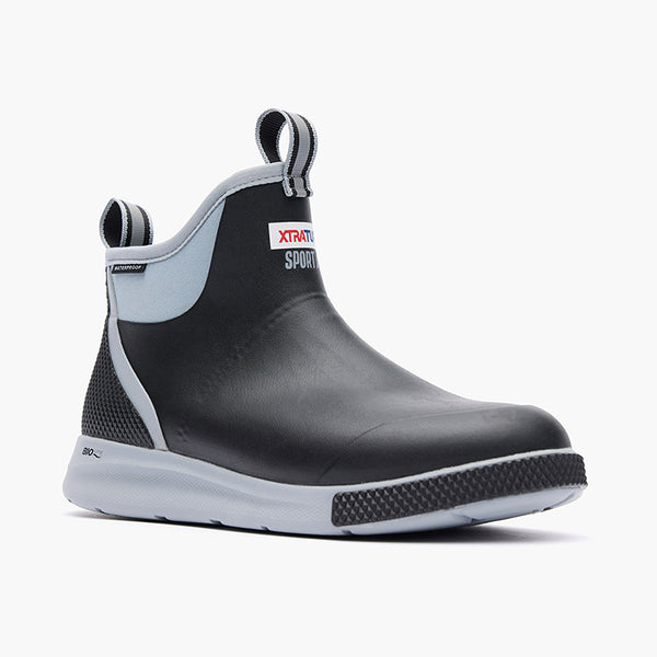 6 in Ankle Deck Boot Sport - Black