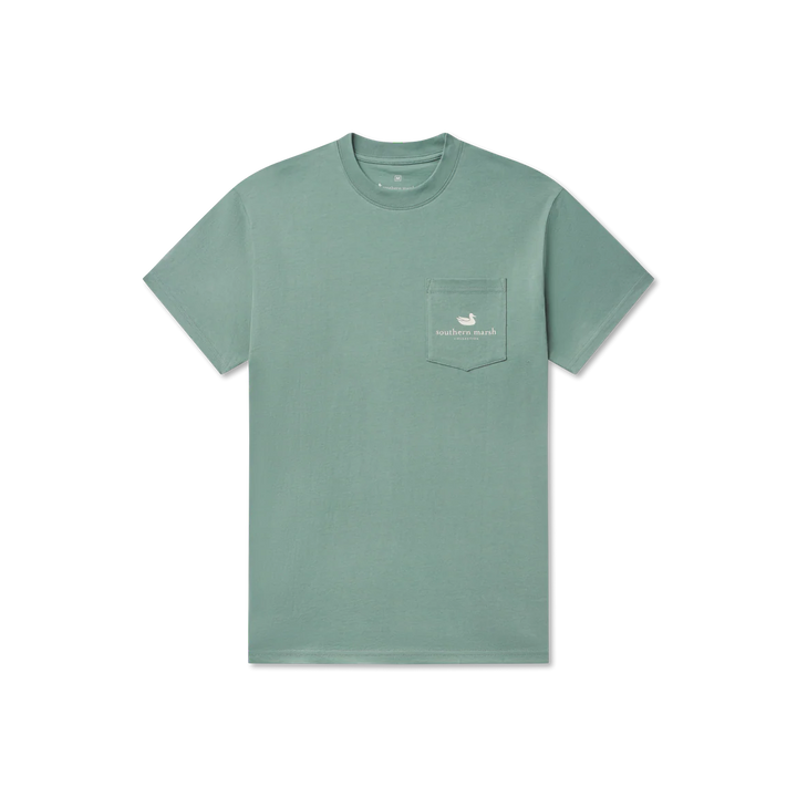 Vintage Duck Decoy Tee - Camo - Burnt Sage