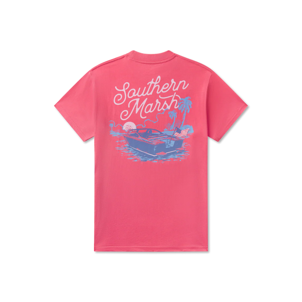 Freedom Tee -  Hibiscus Pink