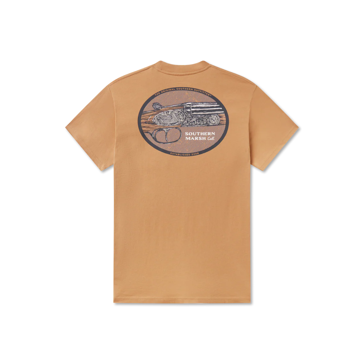 Heritage Engraved Tee - Camel