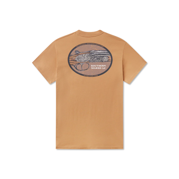 Heritage Engraved Tee - Camel