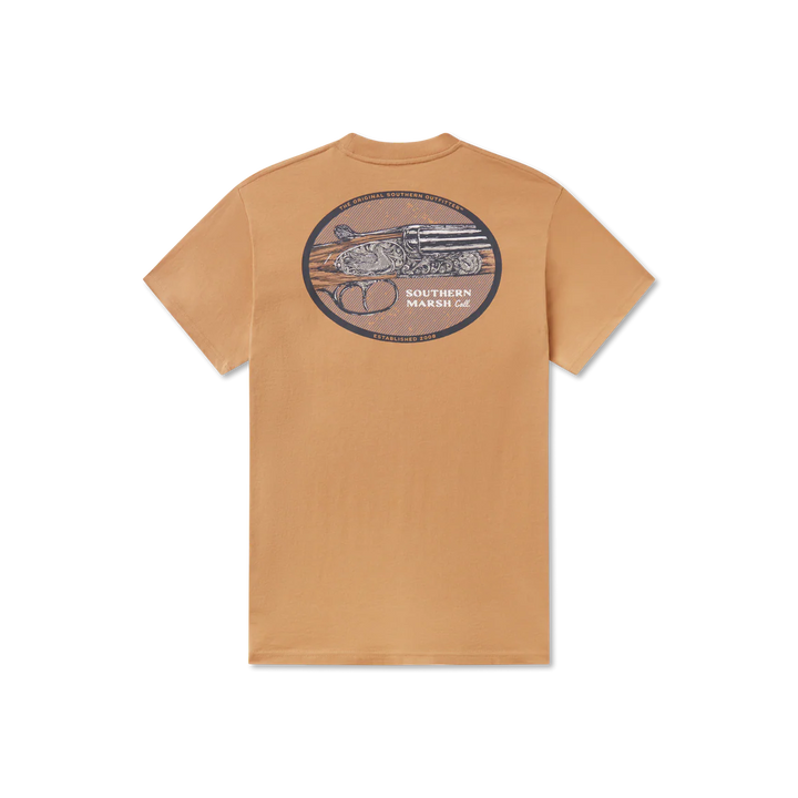 Heritage Engraved Tee - Camel