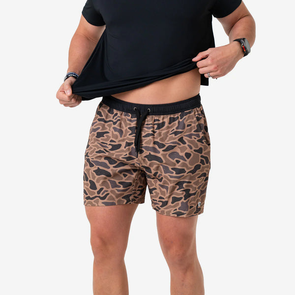 5.5" Athletic Short - Gauge Camo