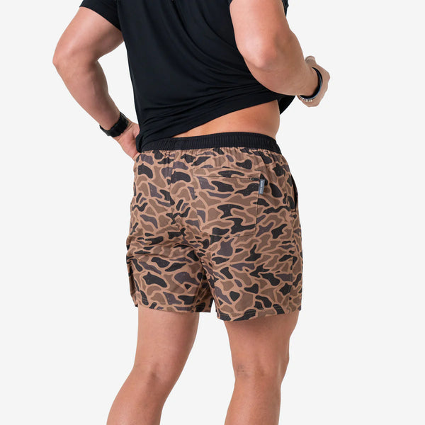 5.5" Athletic Short - Gauge Camo