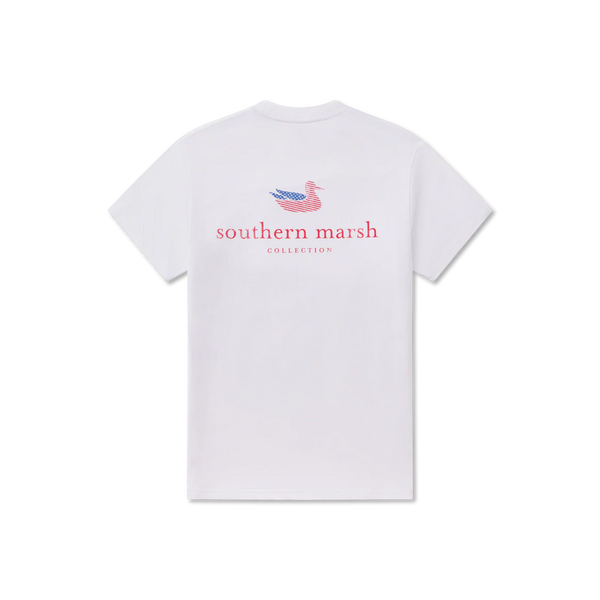 Authentic Flag Tee - White