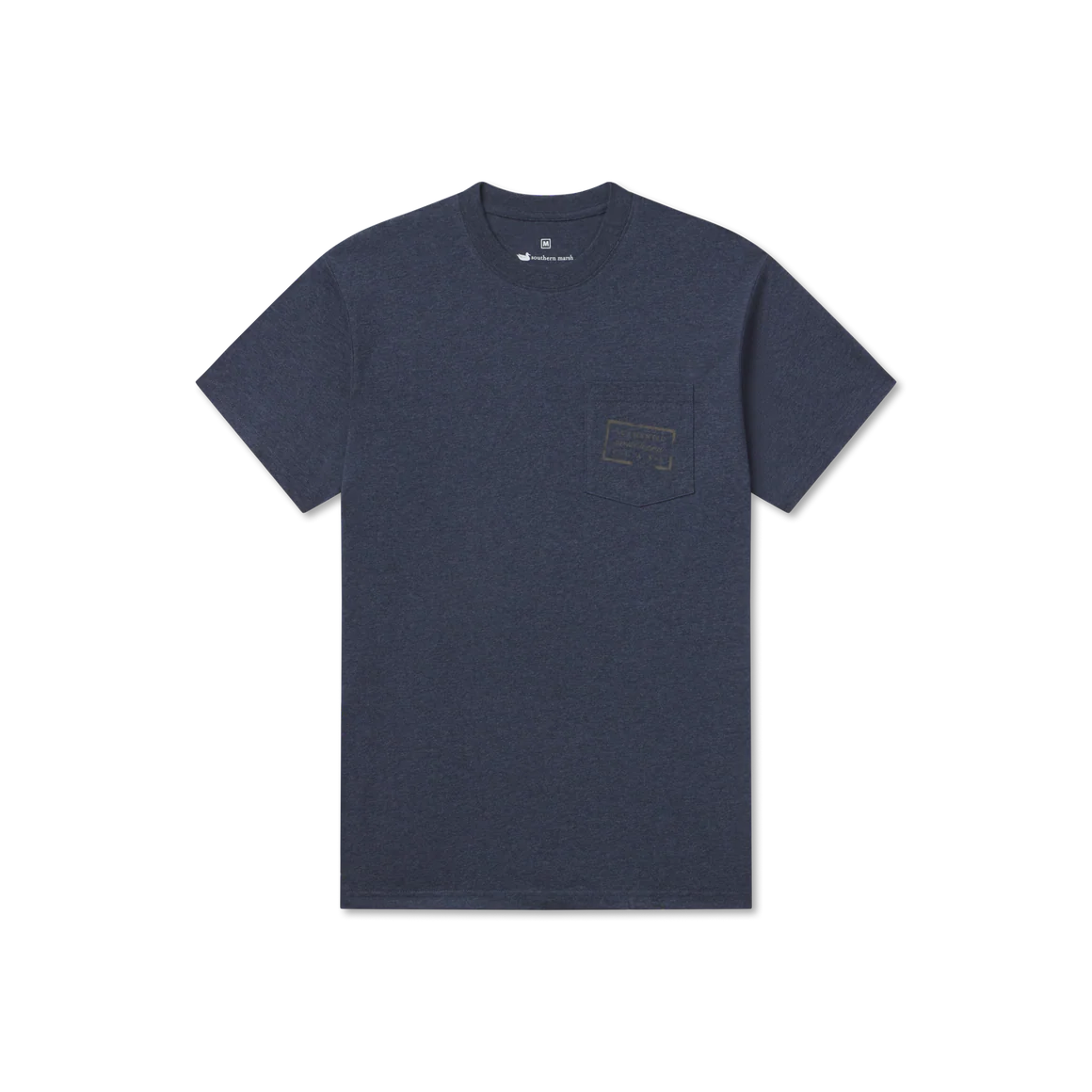 Authentic Tee - Heathered - Washed Lunar Navy
